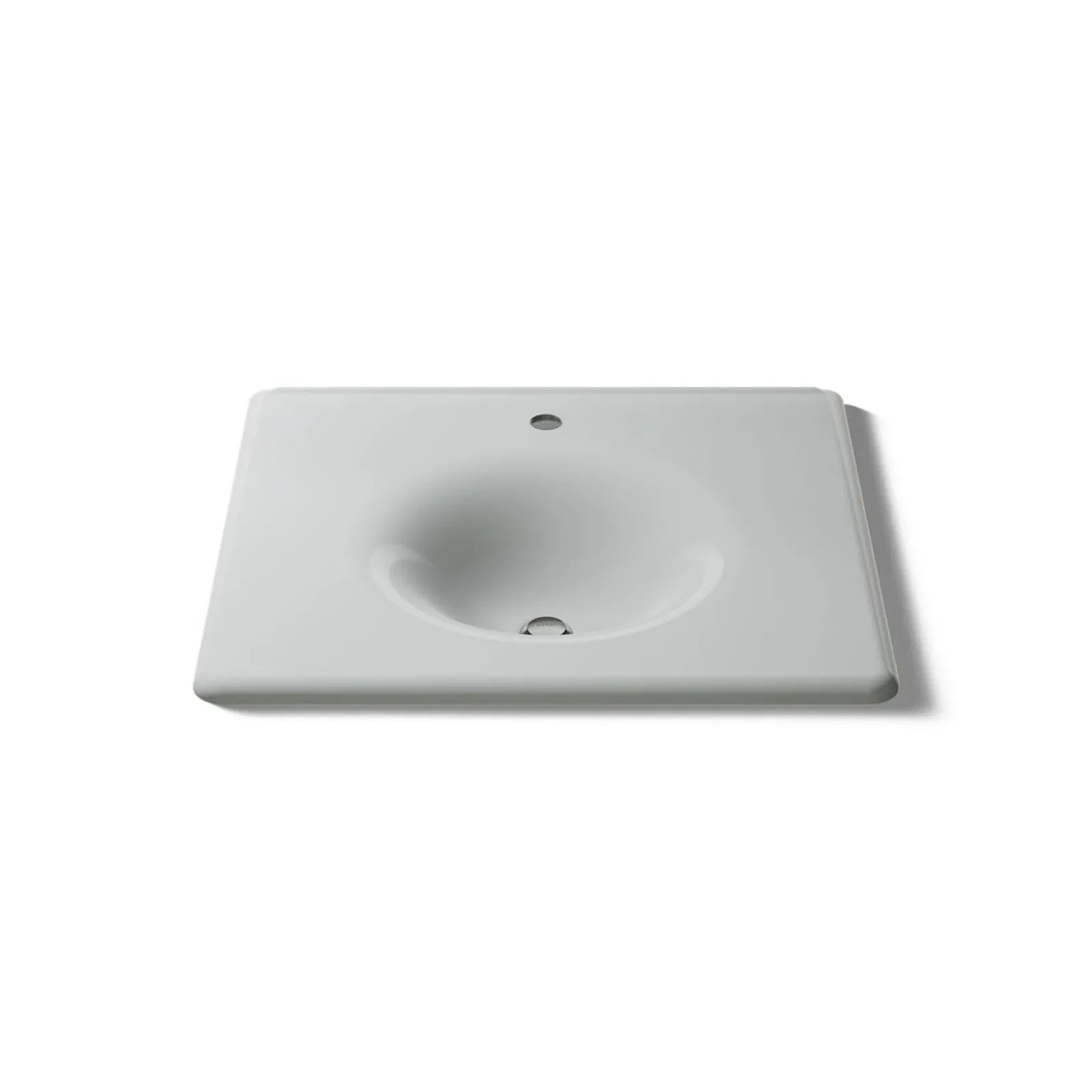 25" Enameled cast iron vanity top with integrated round sink^Kohler New