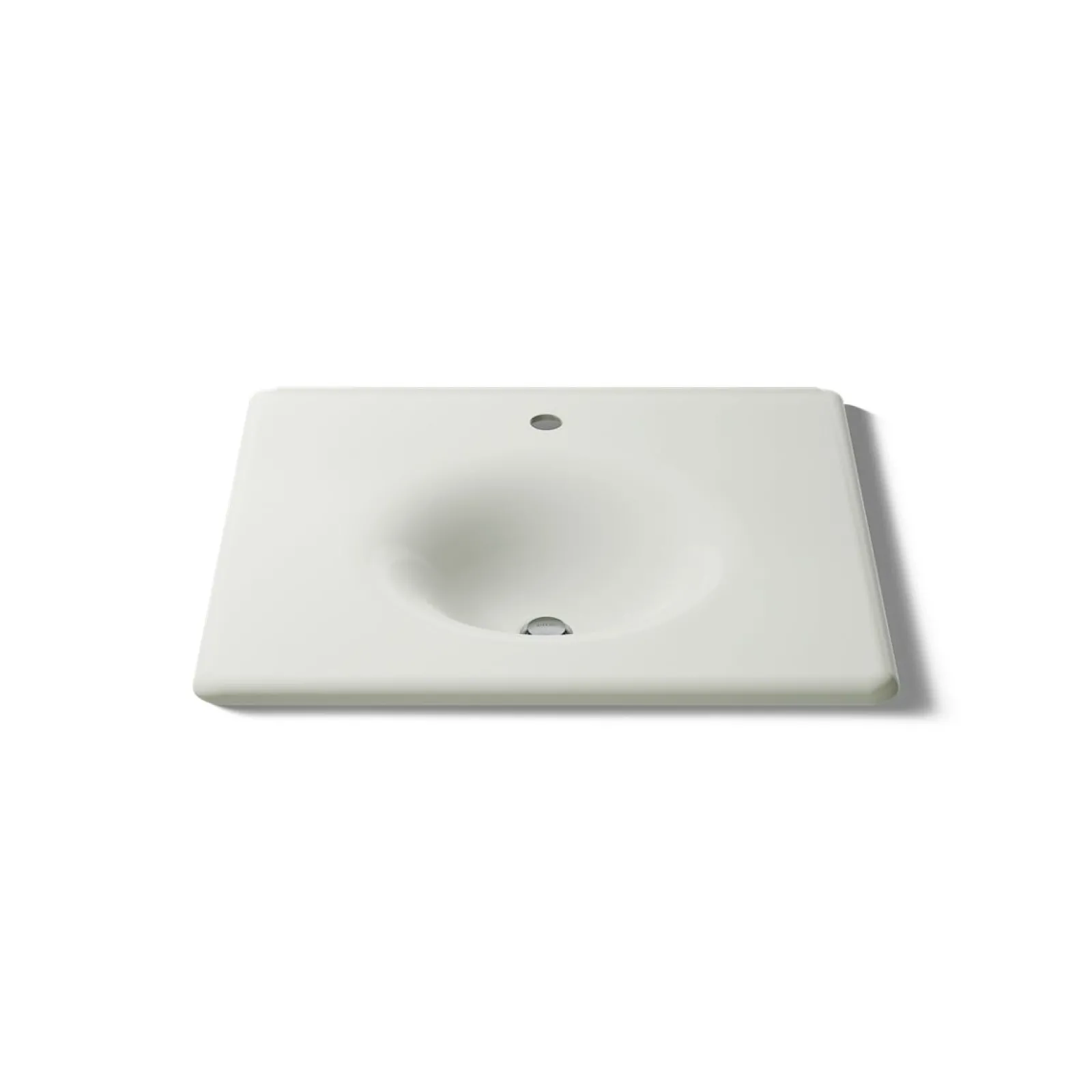 25" Enameled cast iron vanity top with integrated round sink^Kohler New