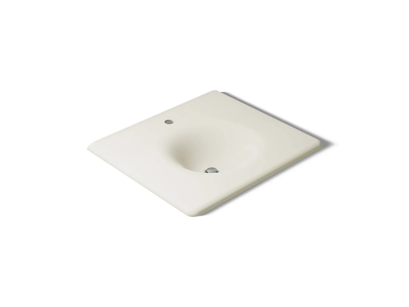 25" Enameled cast iron vanity top with integrated round sink^Kohler New