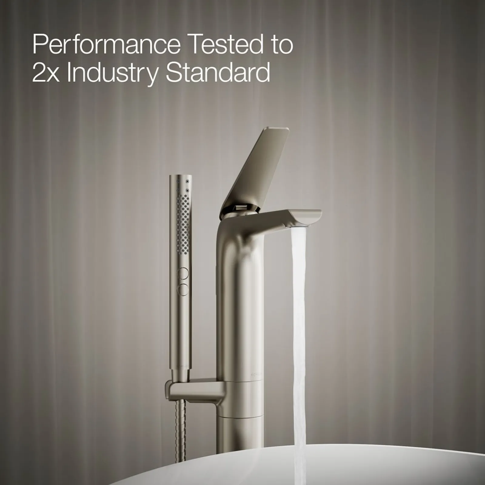 Floor-mount bath filler trim^Kohler Discount