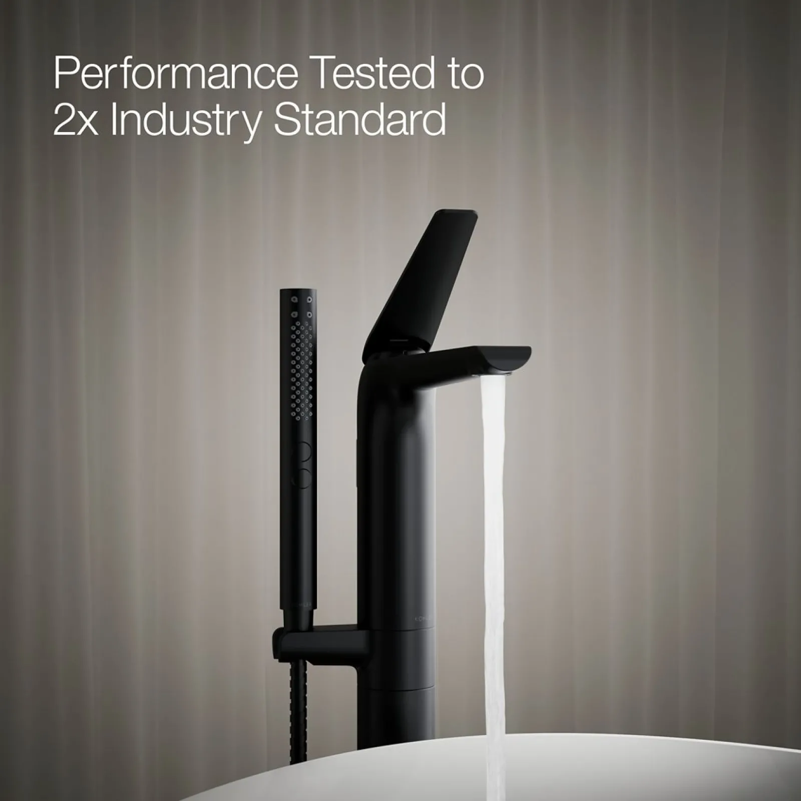 Floor-mount bath filler trim^Kohler Discount
