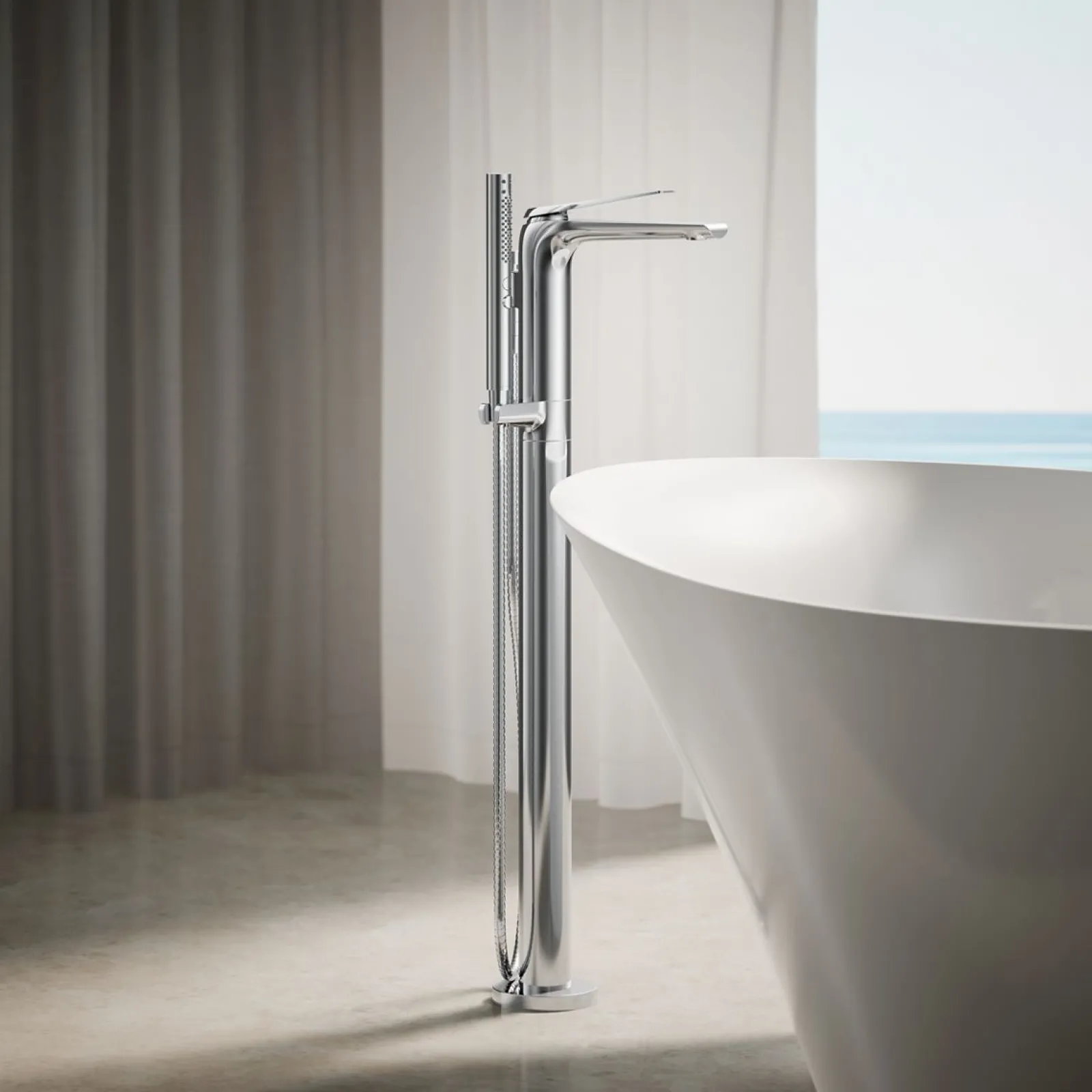 Floor-mount bath filler trim^Kohler Discount