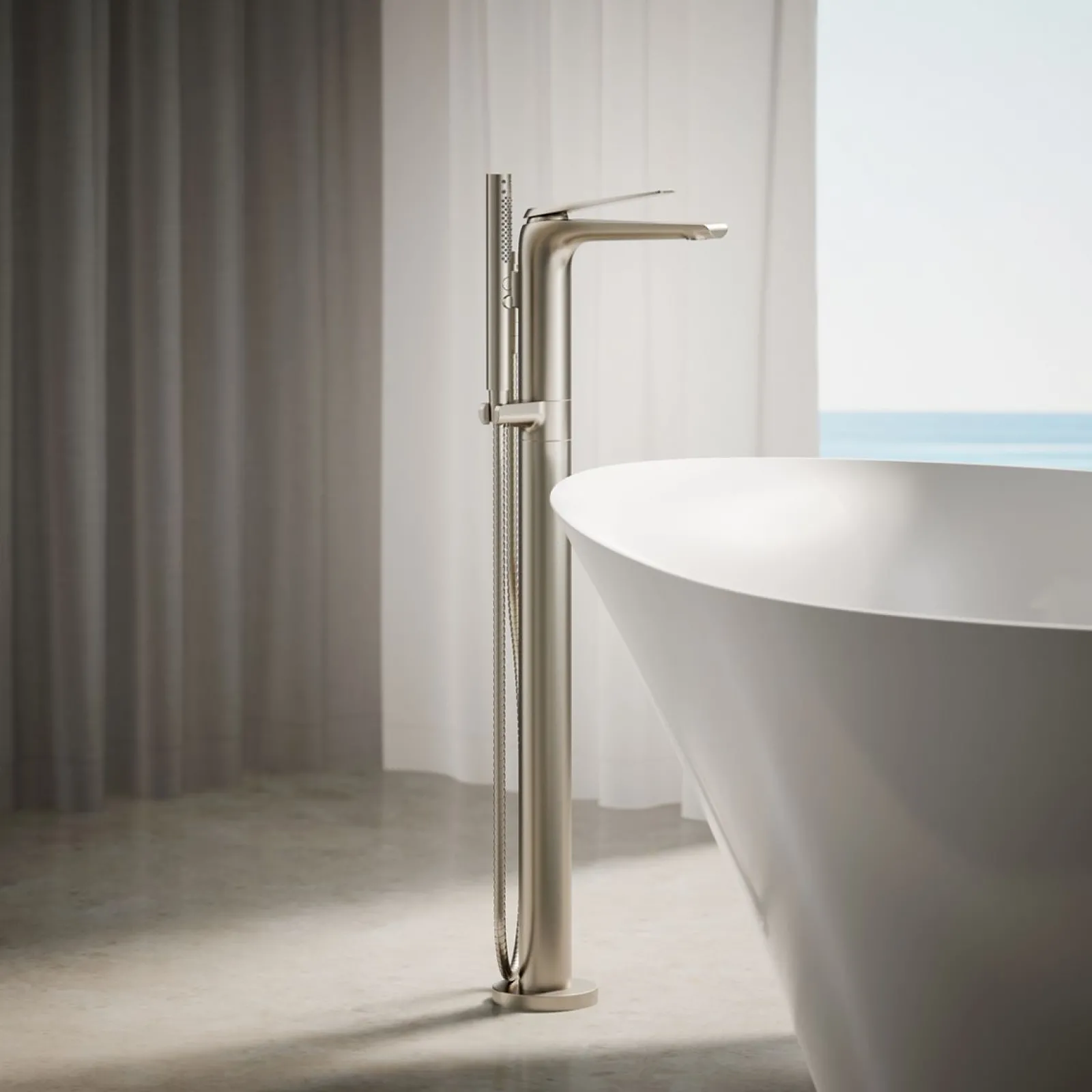 Floor-mount bath filler trim^Kohler Discount