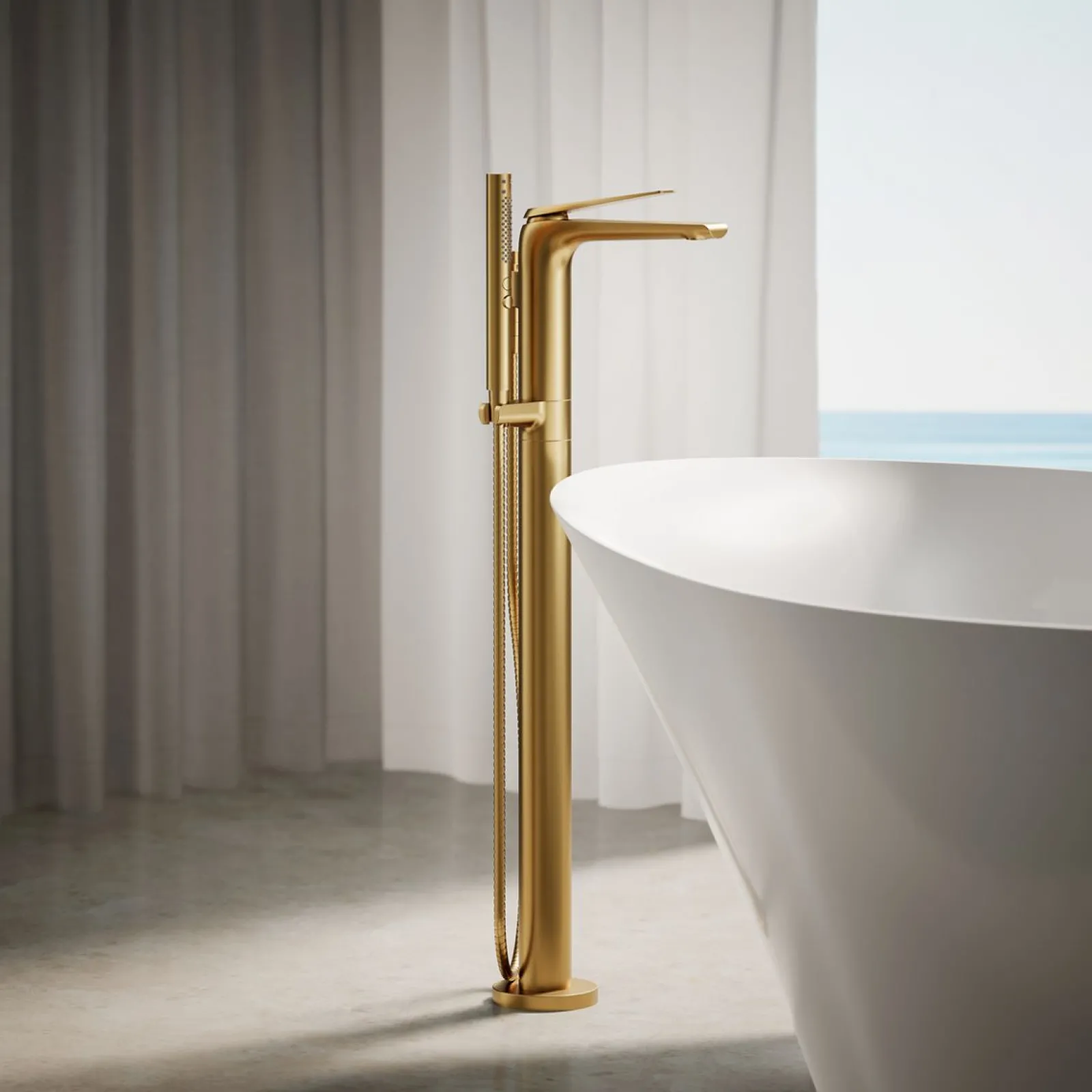 Floor-mount bath filler trim^Kohler Discount