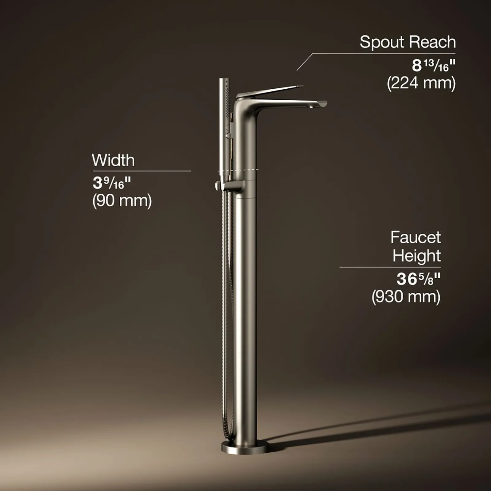 Floor-mount bath filler trim^Kohler Discount
