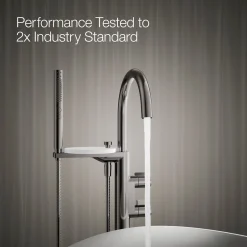 Floor-mount bath filler trim with lever handles and handshower^Kohler Sale