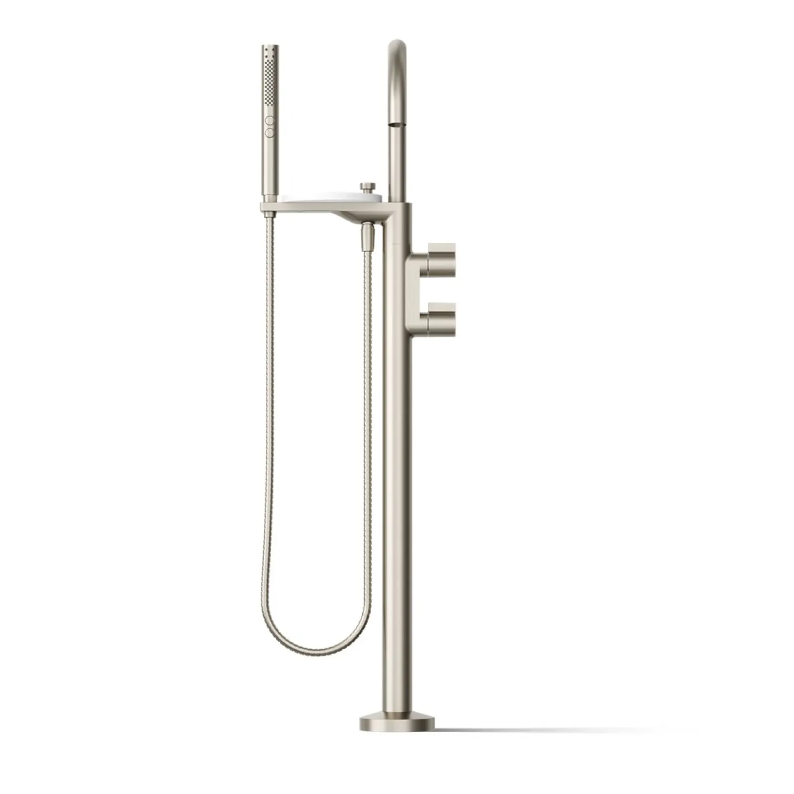 Floor-mount bath filler trim with lever handles and handshower^Kohler Sale