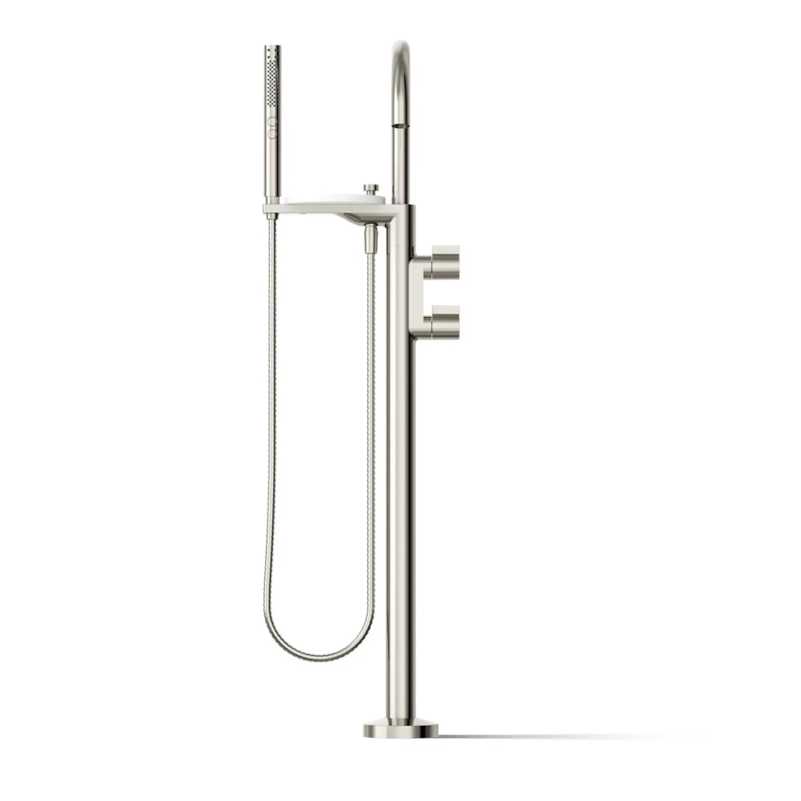 Floor-mount bath filler trim with lever handles and handshower^Kohler Sale
