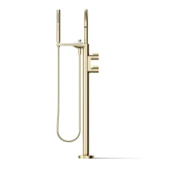 Floor-mount bath filler trim with lever handles and handshower^Kohler Sale