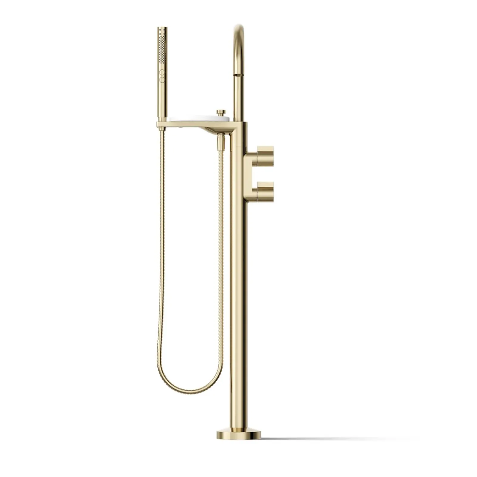 Floor-mount bath filler trim with lever handles and handshower^Kohler Sale
