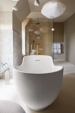 Floor-mount bath filler trim with lever handles and handshower^Kohler Sale