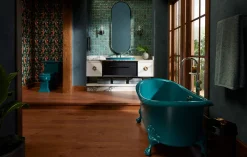 Floor-mount bath filler trim with lever handles and handshower^Kohler Sale