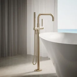 Floor-mount bath filler trim with handshower^Kohler Outlet