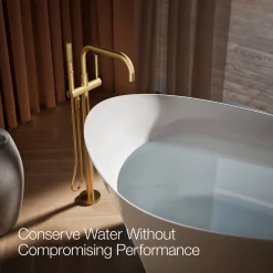Floor-mount bath filler trim with handshower^Kohler Outlet