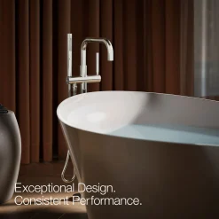 Floor-mount bath filler trim with handshower^Kohler Outlet