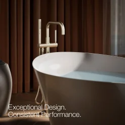 Floor-mount bath filler trim with handshower^Kohler Outlet