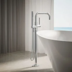 Floor-mount bath filler trim with handshower^Kohler Outlet