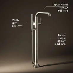 Floor-mount bath filler trim with handshower^Kohler Sale