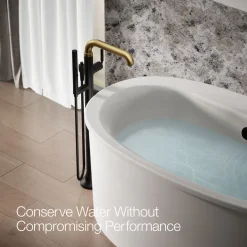 Floor-mount bath filler trim with handshower^Kohler Sale