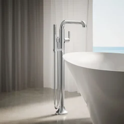 Floor-mount bath filler trim with handshower^Kohler Sale