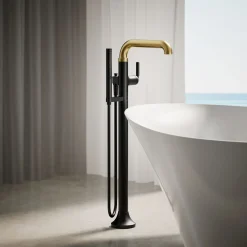 Floor-mount bath filler trim with handshower^Kohler Sale