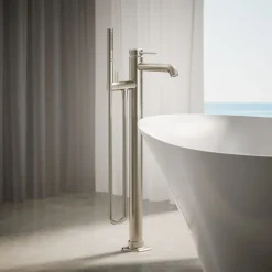 Floor-mount bath filler trim with handshower^Kohler Outlet