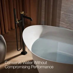 Floor-mount bath filler trim with handshower^Kohler Outlet