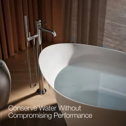 Floor-mount bath filler trim with handshower^Kohler Outlet