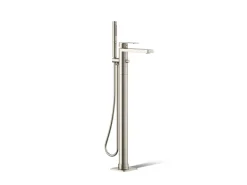 Floor-mount bath filler trim with handshower^Kohler Hot