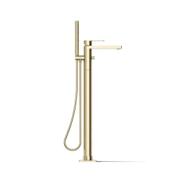 Floor-mount bath filler trim with handshower^Kohler Hot