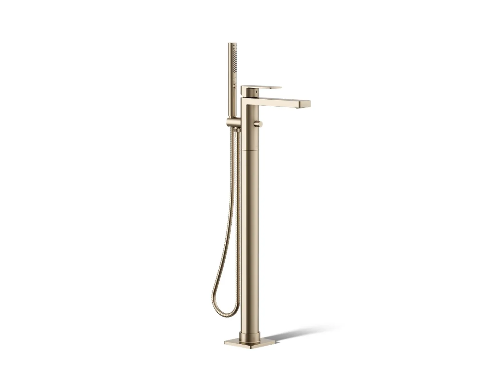 Floor-mount bath filler trim with handshower^Kohler Hot