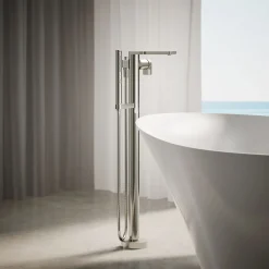Floor-mount bath filler trim with handshower^Kohler Outlet
