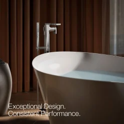 Floor-mount bath filler trim with handshower^Kohler Outlet