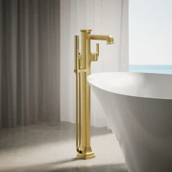 Floor-mount bath filler trim with handshower^Kohler Discount