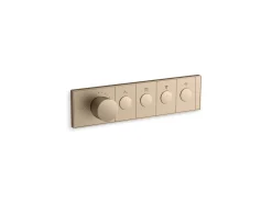 Four-outlet recessed mechanical thermostatic valve control^Kohler Clearance