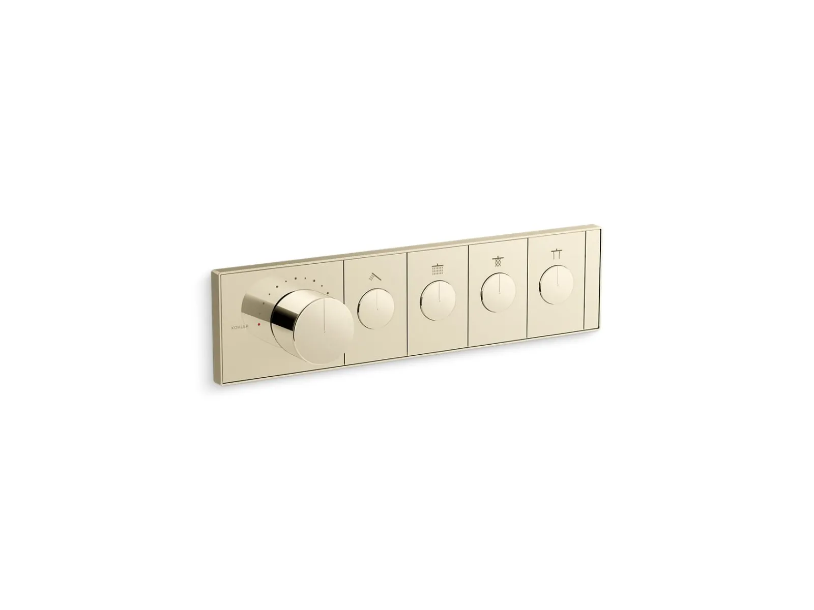 Four-outlet recessed mechanical thermostatic valve control^Kohler Clearance