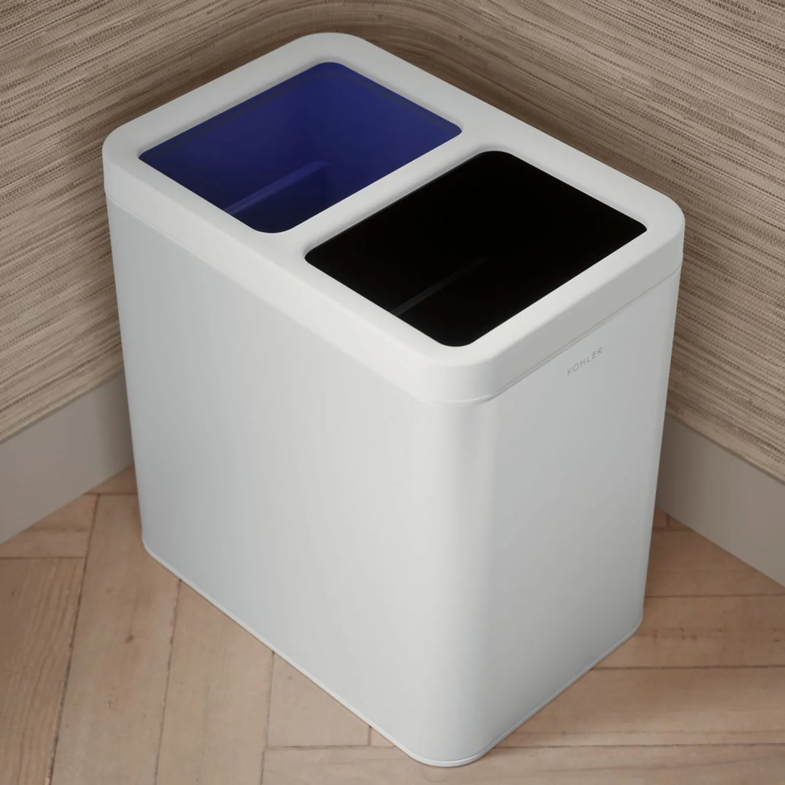 5-3/4-gallon dual-compartment open-top trash can^Kohler New