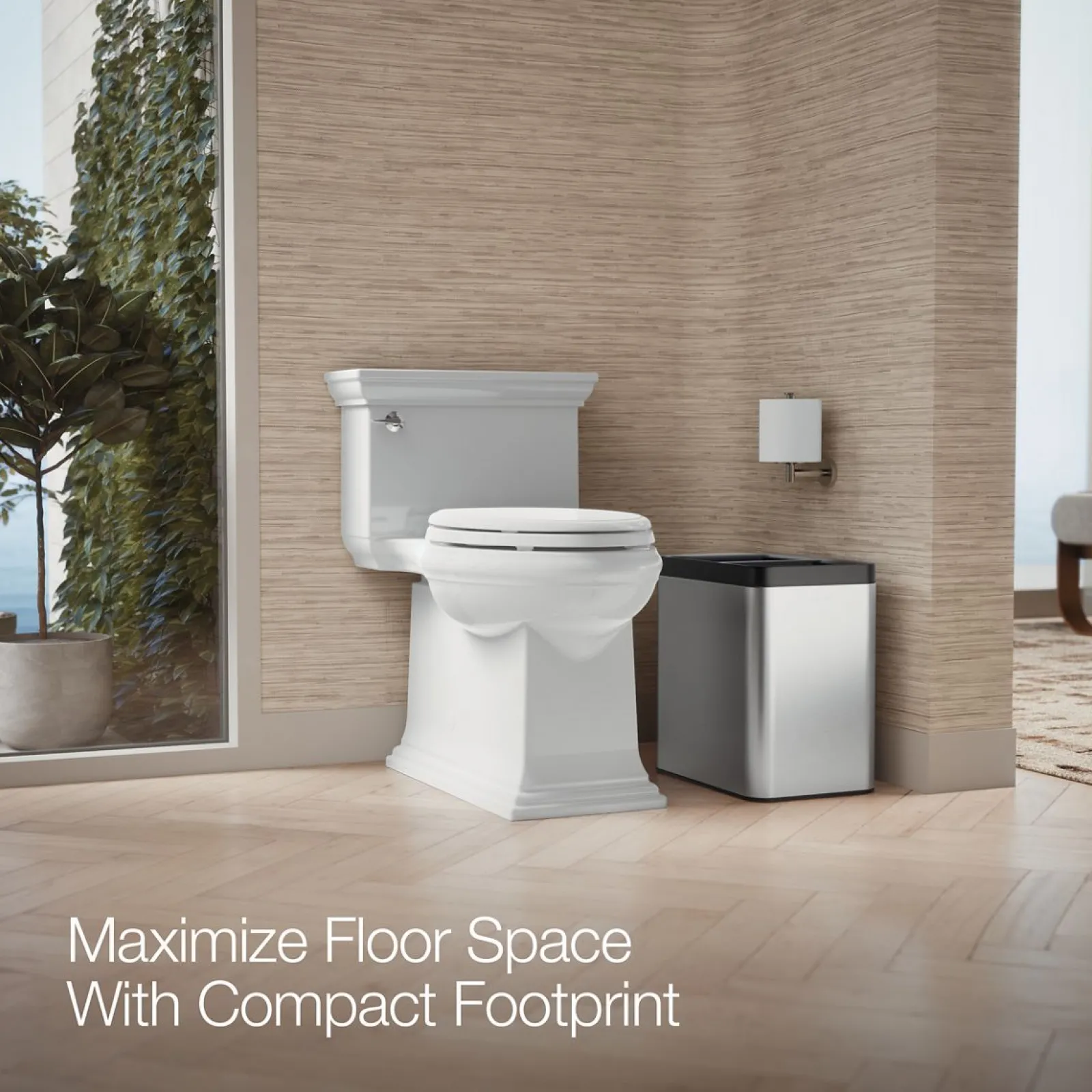 5-3/4-gallon dual-compartment open-top trash can^Kohler New