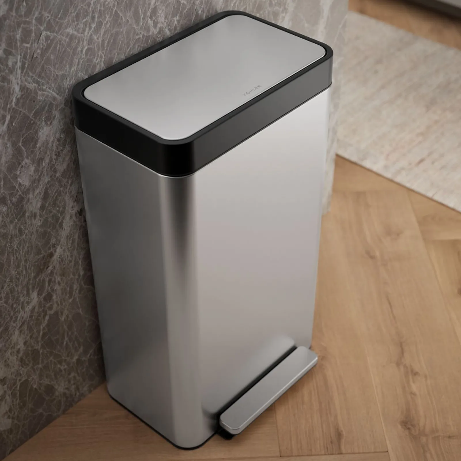 8-gallon loft step trash can^Kohler Hot