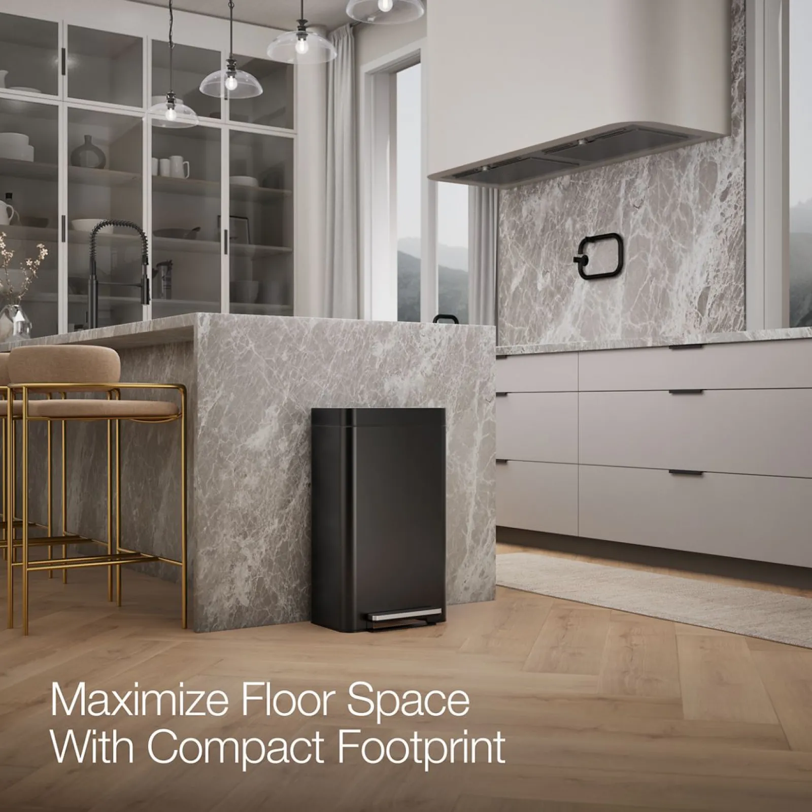 8-gallon loft step trash can^Kohler Hot