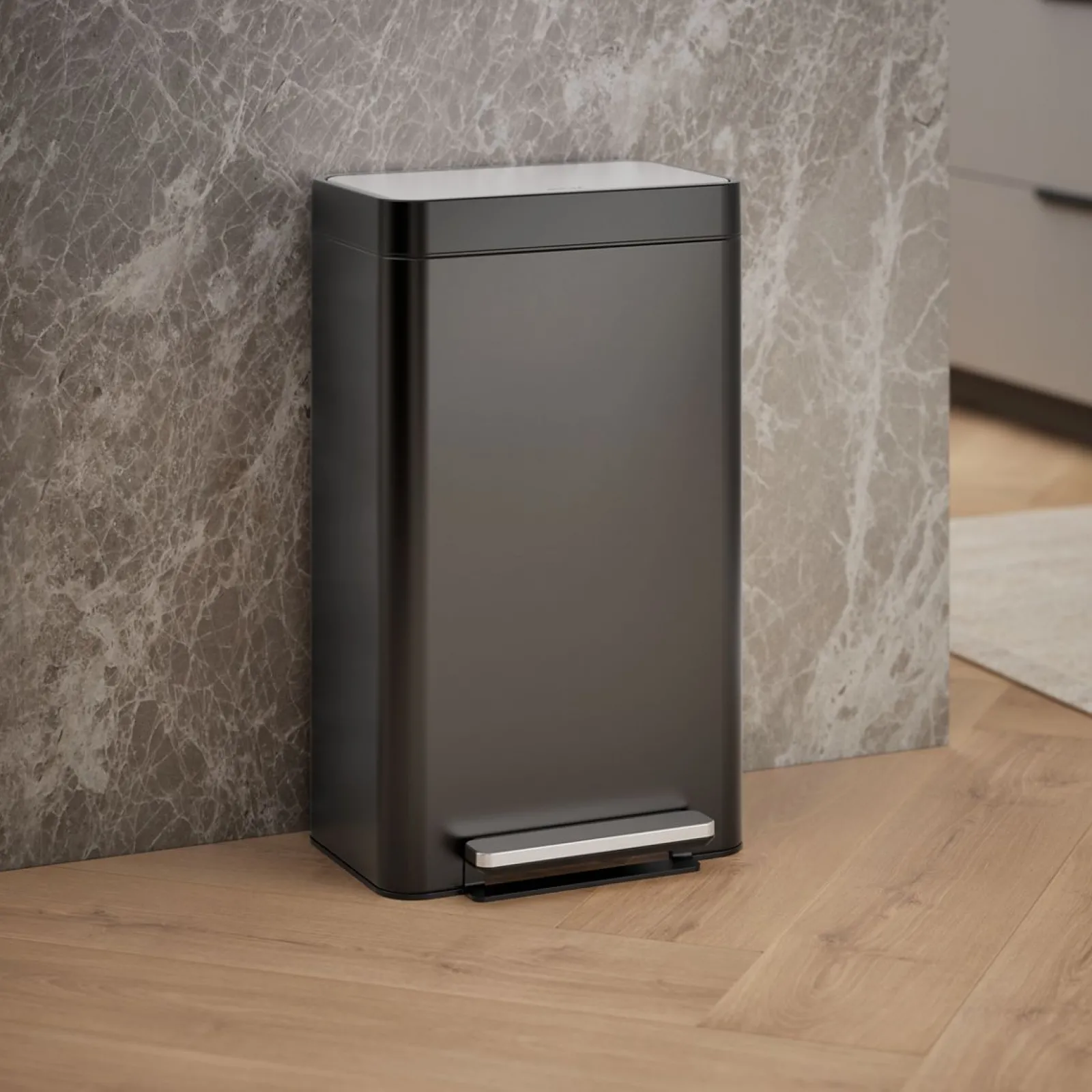 8-gallon loft step trash can^Kohler Hot