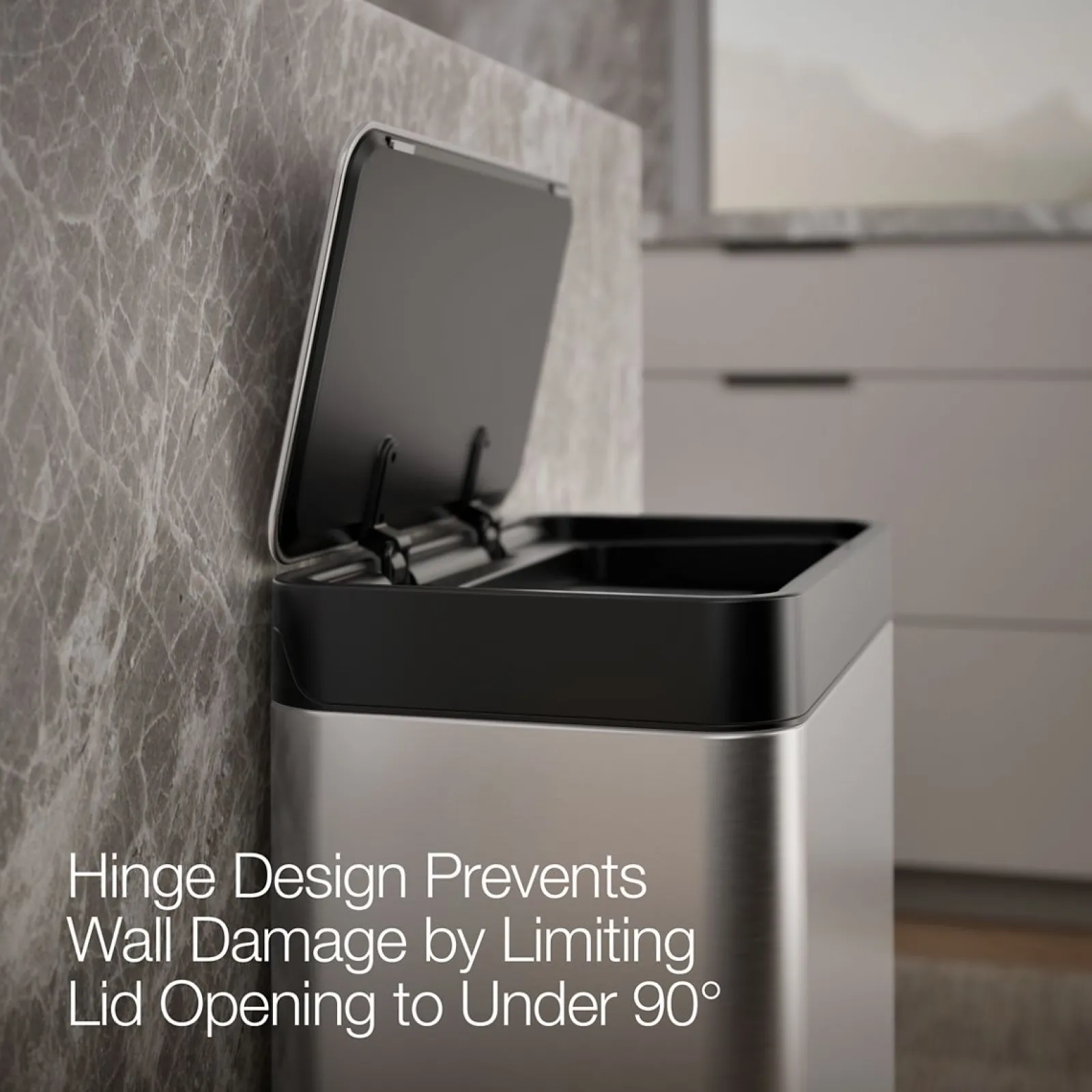 8-gallon loft step trash can^Kohler Hot