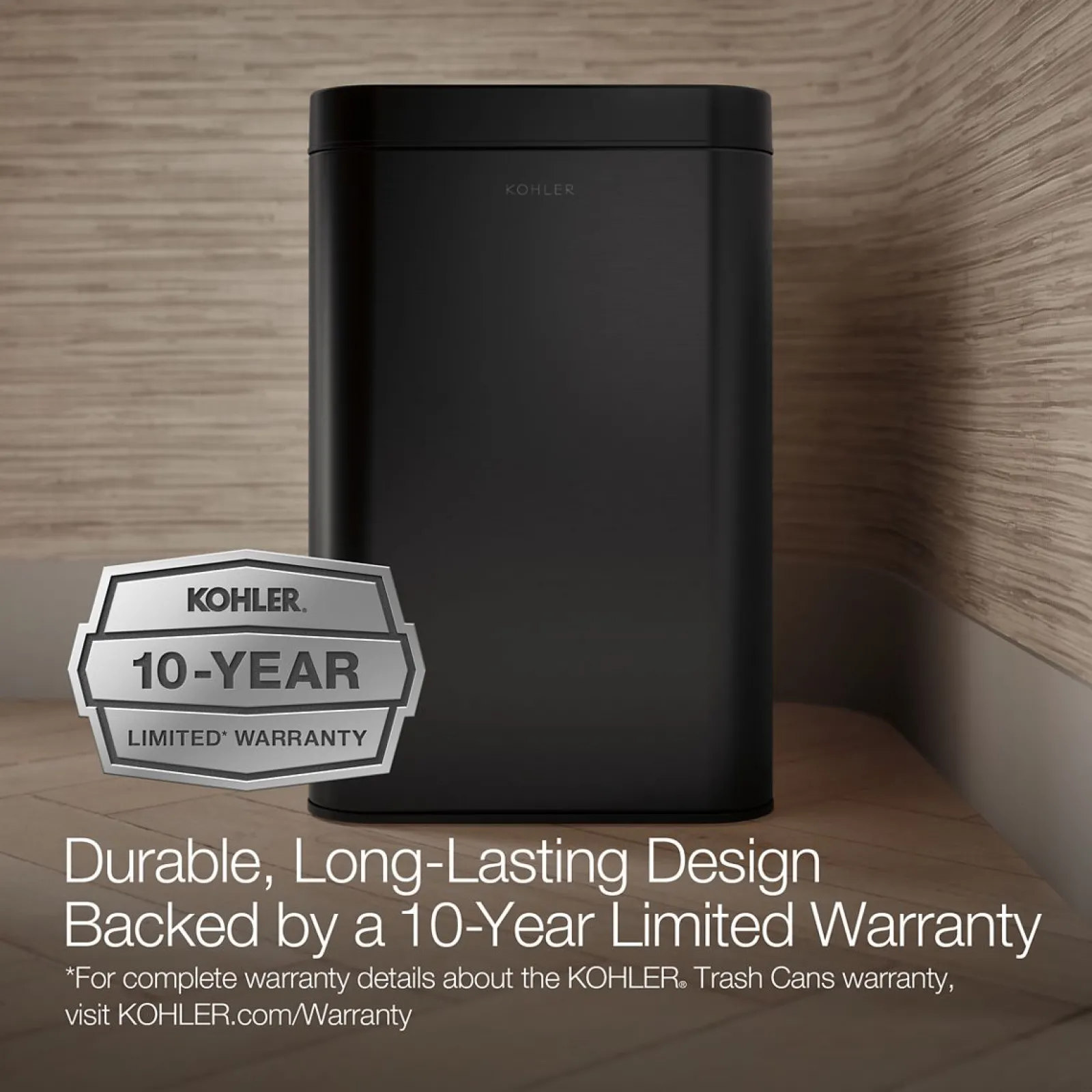 6-1/2-gallon open-top trash can^Kohler Sale