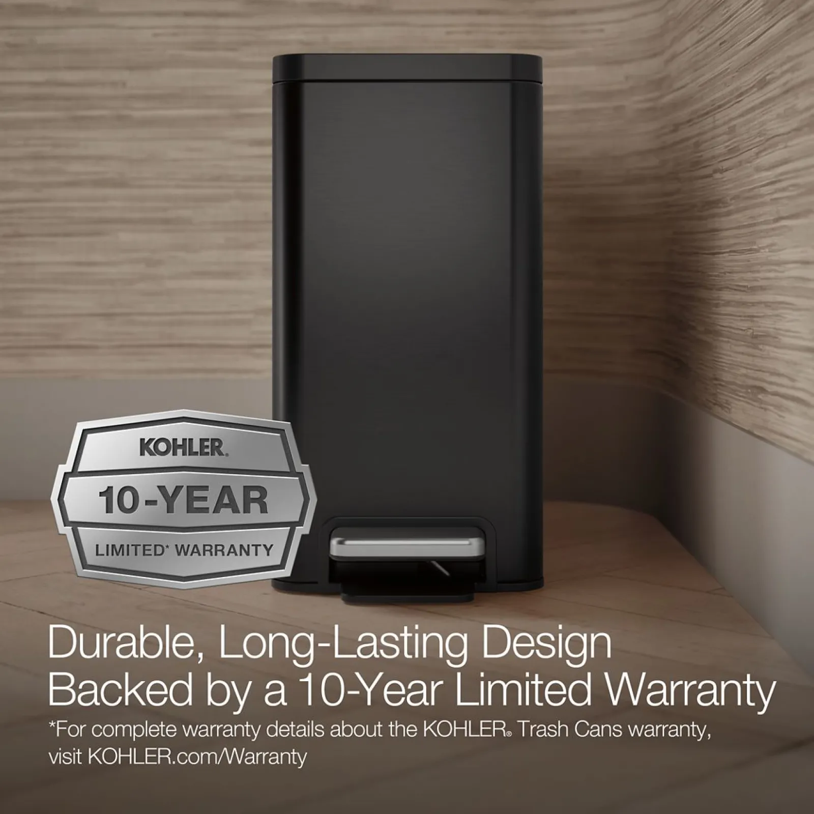 2.5-gallon slim step trash can^Kohler Discount
