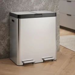 21.7-gallon dual-bin step trash can^Kohler Clearance