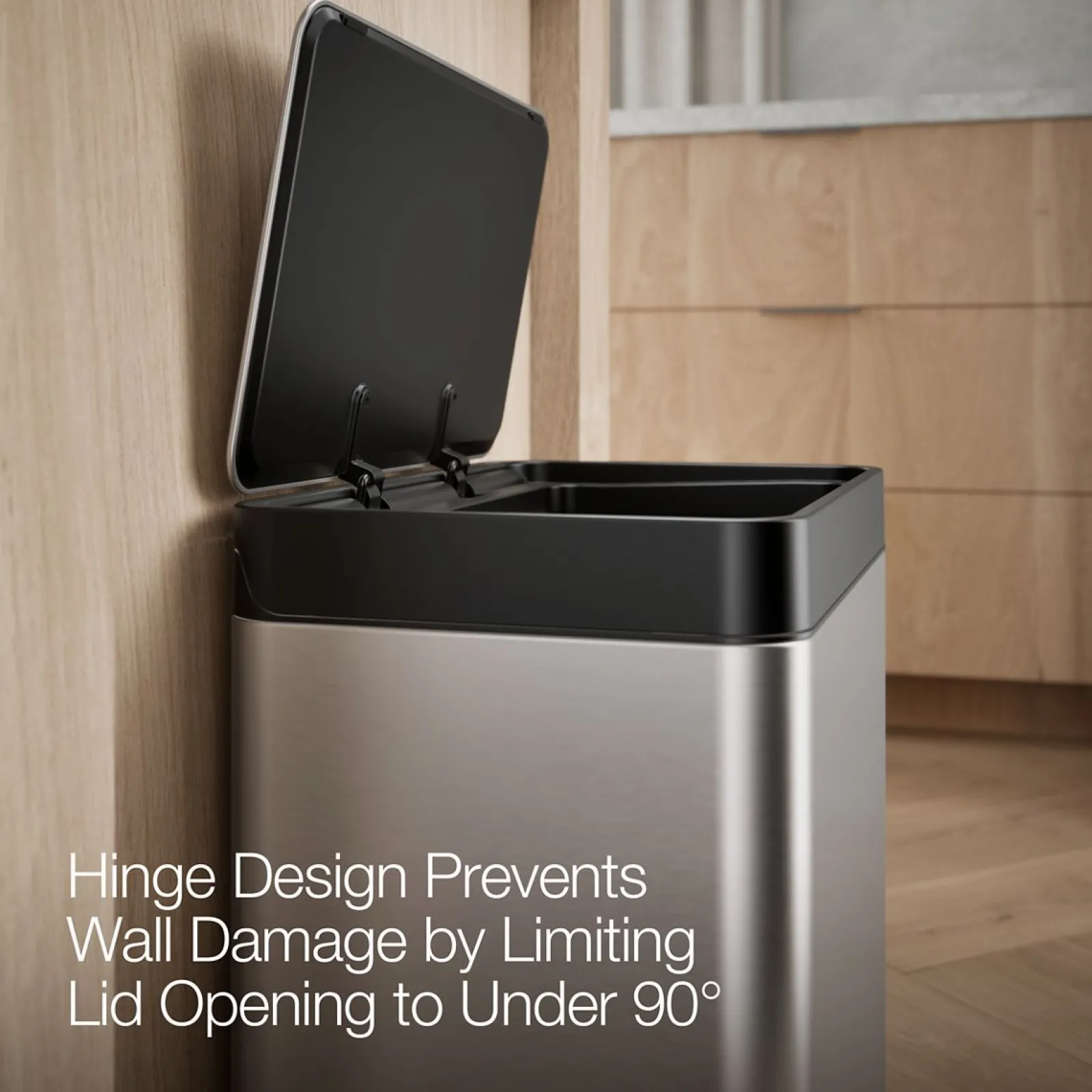 8-gallon step trash can^Kohler Hot