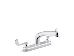 1.8 gpm kitchen sink faucet with 8-3/16" swing spout, aerated flow and wristblade handles^Kohler Best