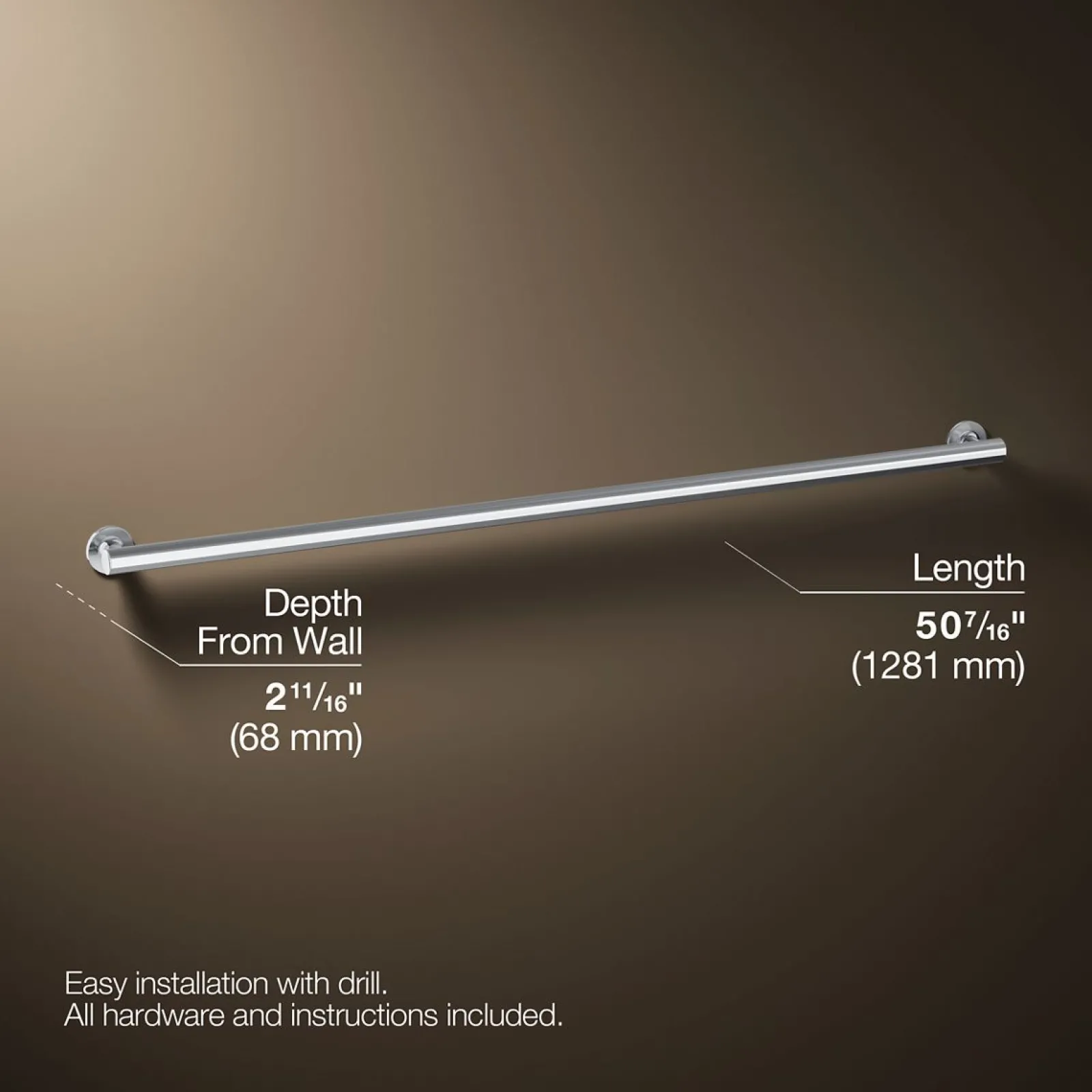 48" grab bar^Kohler Hot