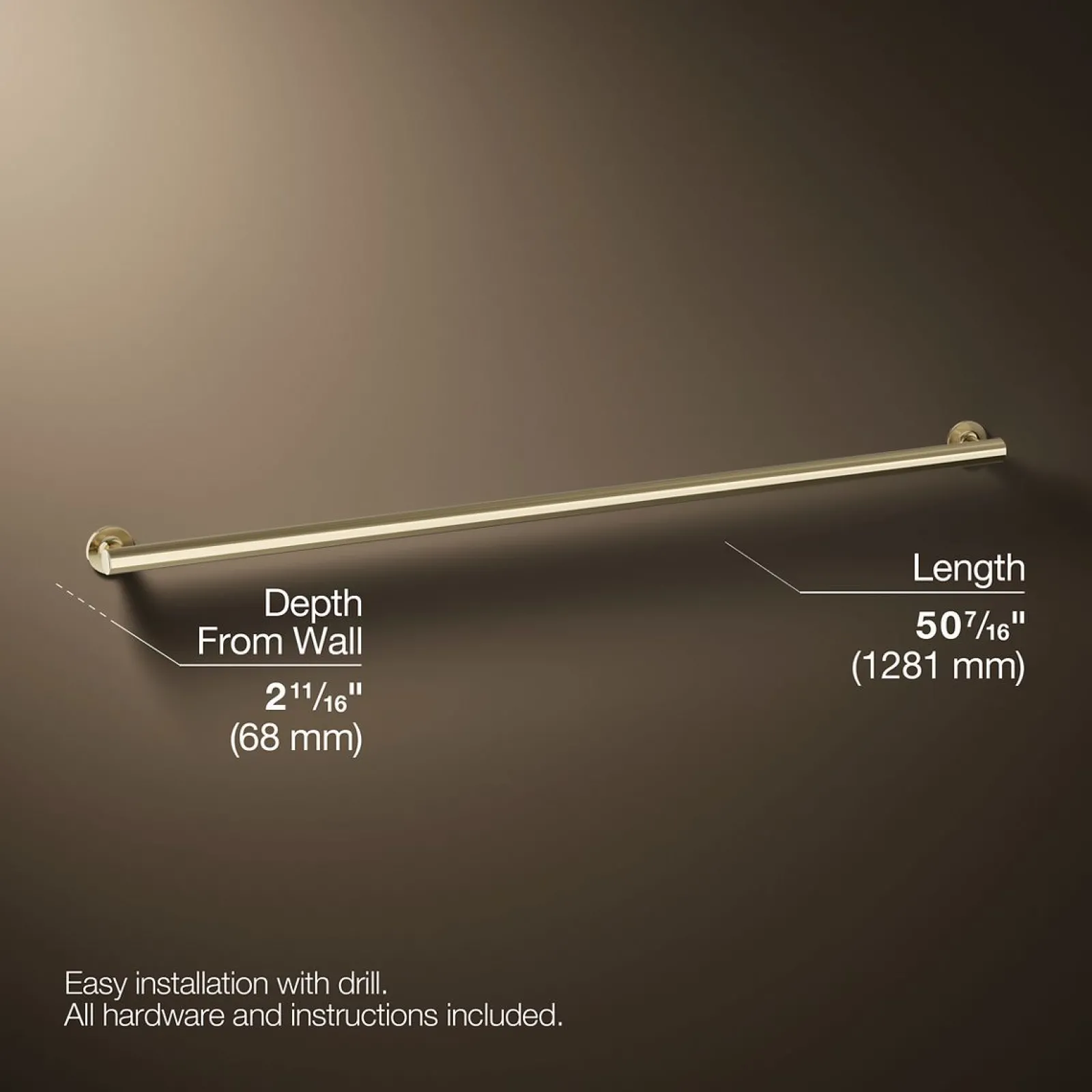 48" grab bar^Kohler Hot