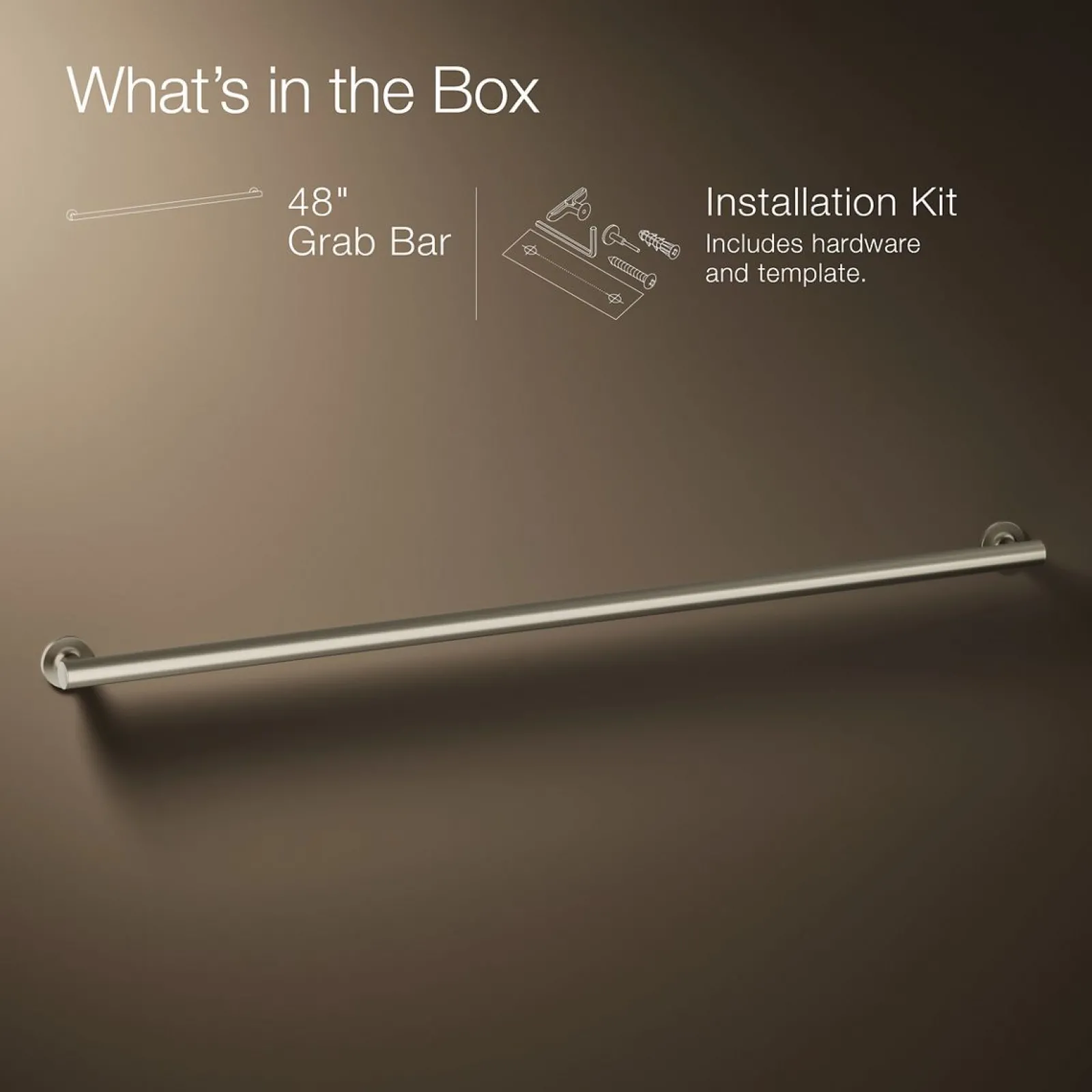 48" grab bar^Kohler Hot